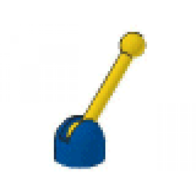 blue antenna small base with yellow lever 4592 4593