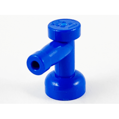 blue tap 1 x 1 with hole in nozzle end