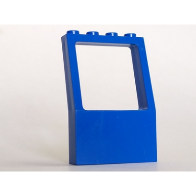 blue fabuland window 2 x 4 x 5 with square top