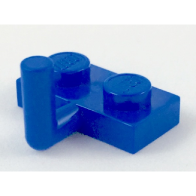 blue plate modified 1 x 2 with bar arm up horizontal arm 6mm