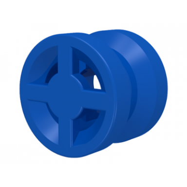blue wheel 8mm d x 6mm