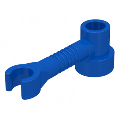 blue bar 1 x 3 with clip and stud holder robot arm