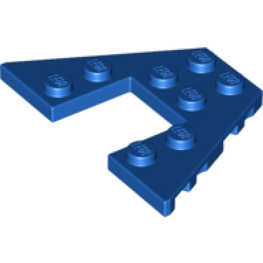 blue wedge plate 4 x 6