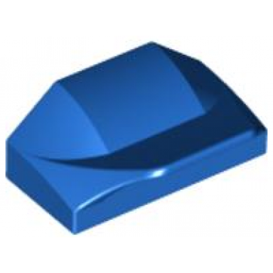 blue slope curved 1 x 2 x 2 3 wing end