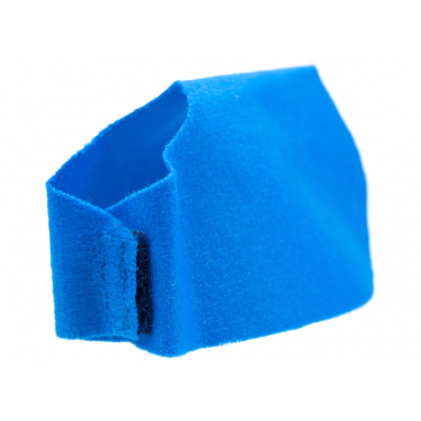 blue belville horse blanket cloth 11 x 11 with velcro closure