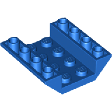 blue slope inverted 45 4 x 4 double