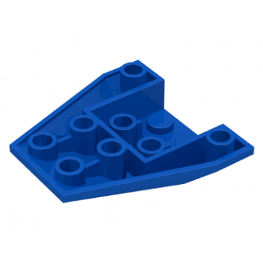 blue wedge 4 x 4 triple inverted with connections between 2 studs