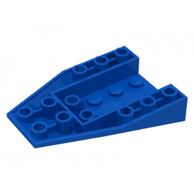 blue wedge 6 x 4 triple inverted with connections between 2 studs