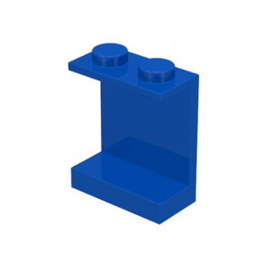 blue panel 1 x 2 x 2 - solid studs