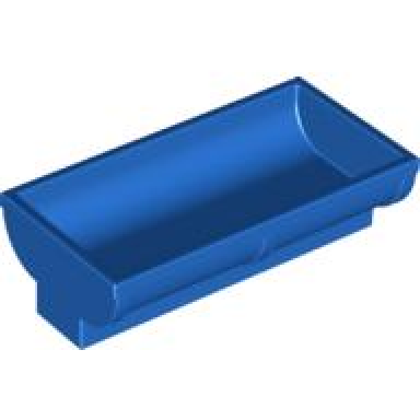 duplo animal accessory feeding trough 2 x 4 x 2 with curved sides