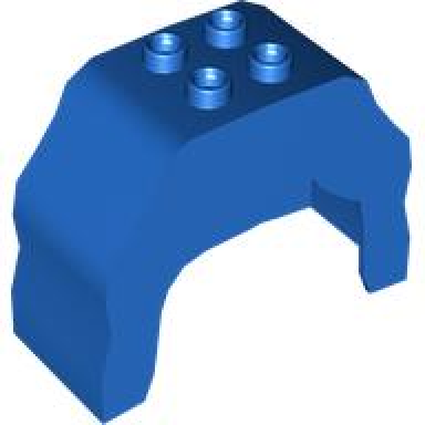 blue duplo hair long wavy