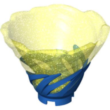 blue tornado of spinjitzu narrow with molded glitter trans-neon green top pattern