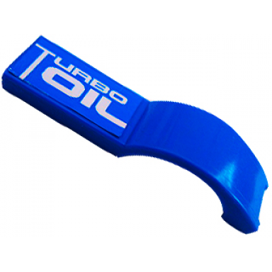 blue vehicle mudguard 1 x 4 1 2 with turbo oil pattern model left side sticker - sets 6111 8662
