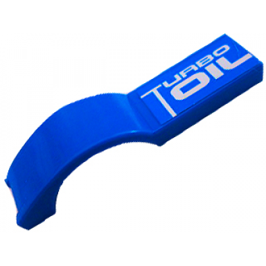 blue vehicle mudguard 1 x 4 1 2 with turbo oil pattern model right side sticker - sets 6111 8662