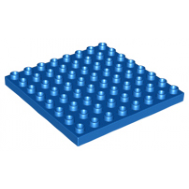 blue duplo plate 8 x 8