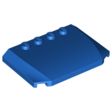 blue wedge 4 x 6 x 2 3 triple curved