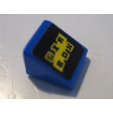 blue slope 30 1 x 1 x 2 3 with gxr box on black background pattern sticker - set 8495