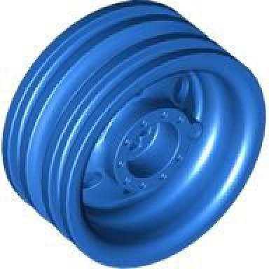 blue wheel 30mm d x 14mm