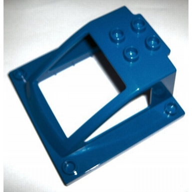 blue duplo windscreen 6 x 6 x 2 with 2 x 2 studs on top