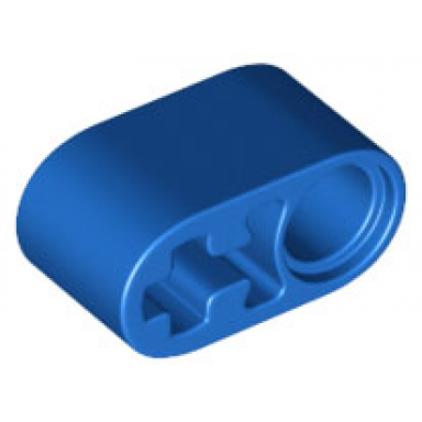 blue technic liftarm thick 1 x 2 - axle hole
