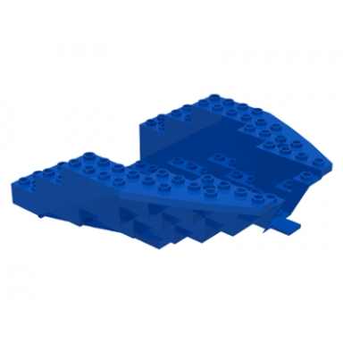 blue boat hull small stern 14 x 12 x 5 1 3 top