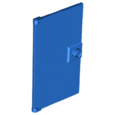 blue door 1 x 4 x 6 with stud handle