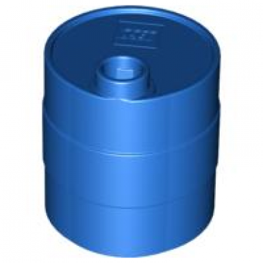 blue duplo container oil drum 2 x 2 x 2