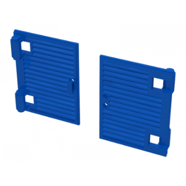 blue shutter for window 1 x 2 x 3 with hinges and handle
