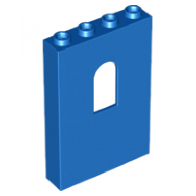 blue panel 1 x 4 x 5 wall with window