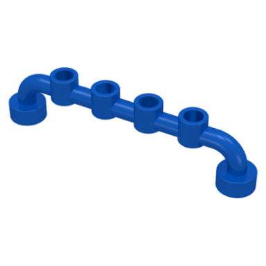 blue bar 1 x 6 with hollow studs