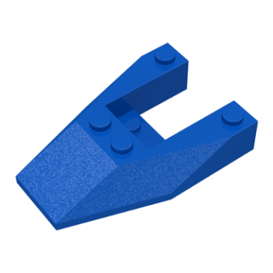 blue wedge 6 x 4 cutout without stud notches