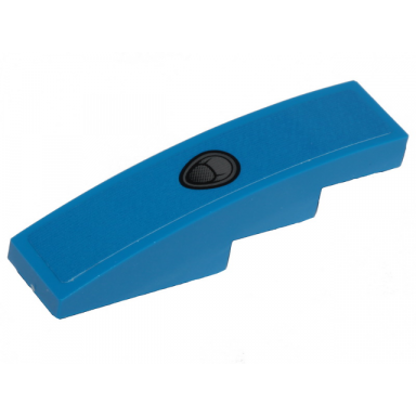 blue slope curved 4 x 1 with mclaren elva air intake pattern sticker - set 30343