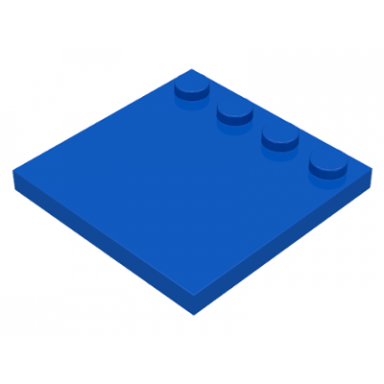 blue tile modified 4 x 4 with studs on edge