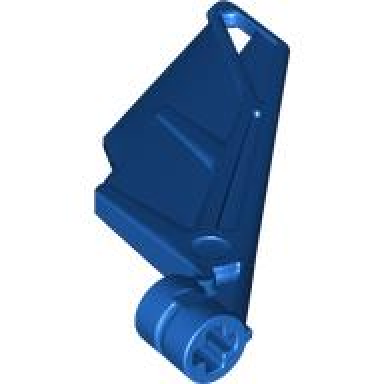 blue bionicle wing small tail with axle hole