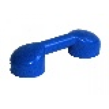 blue bar 1 x 3 with 2 stud receptacles radio handle telephone handset