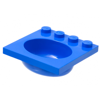 container sink 4 x 4 with elliptical basin