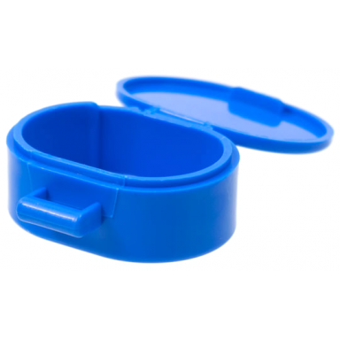 blue scala utensil oval case