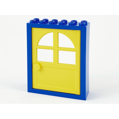 blue door frame 2 x 6 x 6 freestyle with yellow door 6235 600