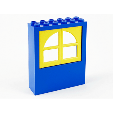 blue window 2 x 6 x 6 freestyle with 2 yellow panes 6236 601