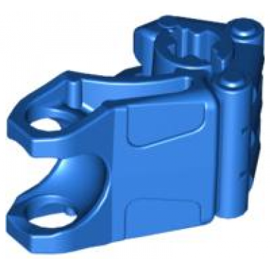 blue bionicle fist with axle hole - 3 fingers