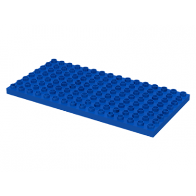 blue duplo plate 8 x 16
