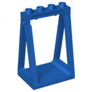 blue duplo swing frame