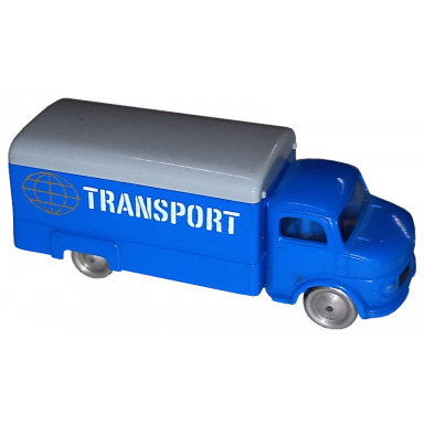 ho scale mercedes box truck with gray top