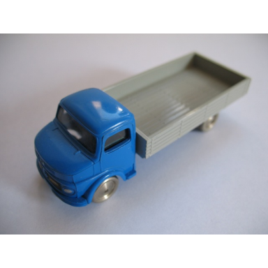 ho scale mercedes open bed truck gray flatbed