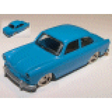 blue ho scale vw 1500
