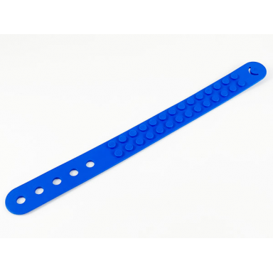 blue bracelet with 2 x 14 studs and 5 holes