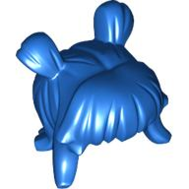 blue minifigure hair female space buns and thick bangs