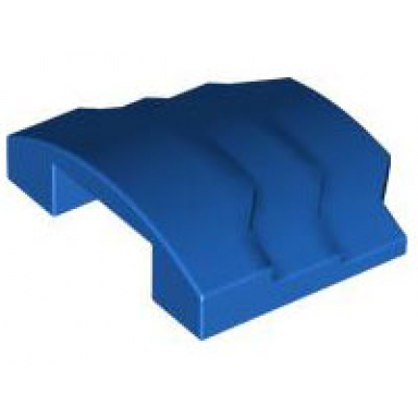 blue wedge 4 x 3 stepped no studs