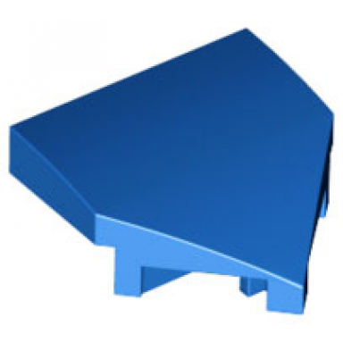 blue wedge 2 x 2 x 2 3 pointed