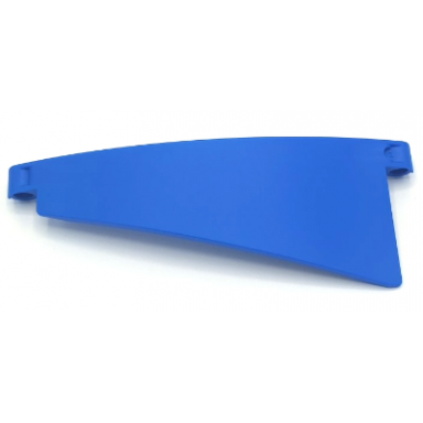 blue technic panel curved 50 5 x 13 tapered left